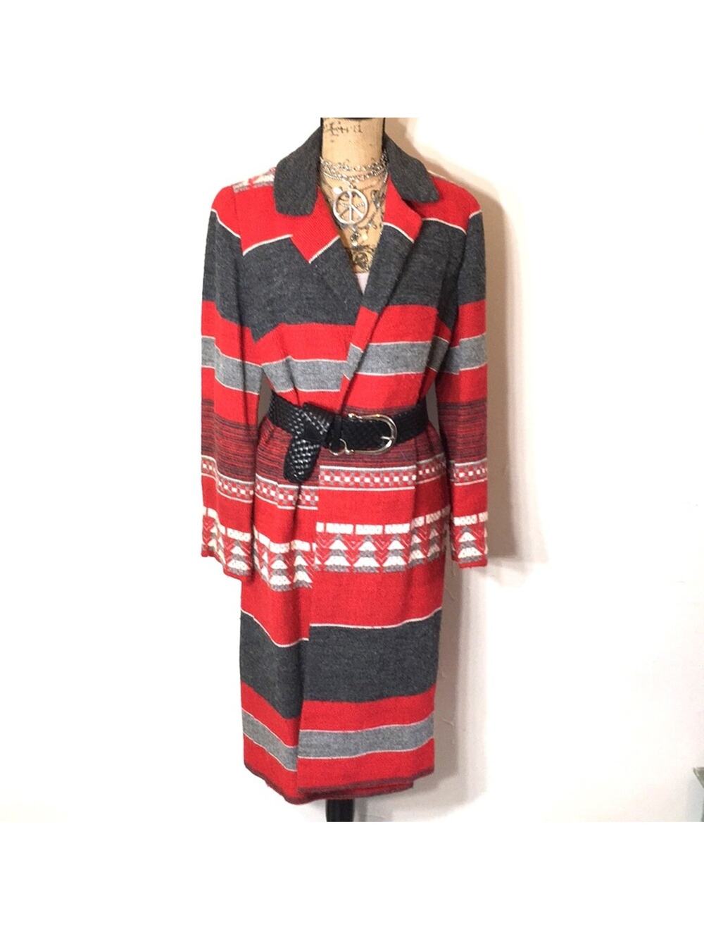 Western style coat unbranded women Boho EUC red